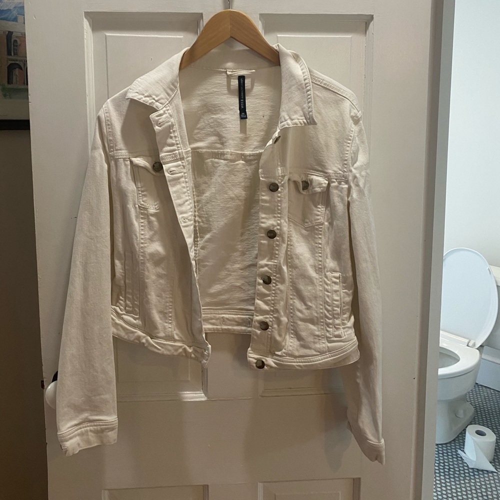 Walter Baker White Jean Jacket